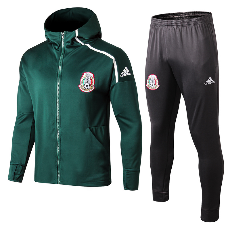 AAA Quality Mexico 22/23 Hoodie Tracksuit - Green